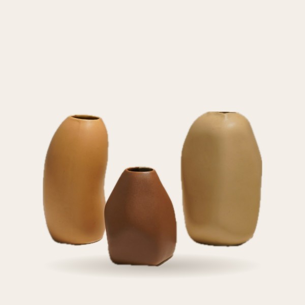 Trio de vases Dune